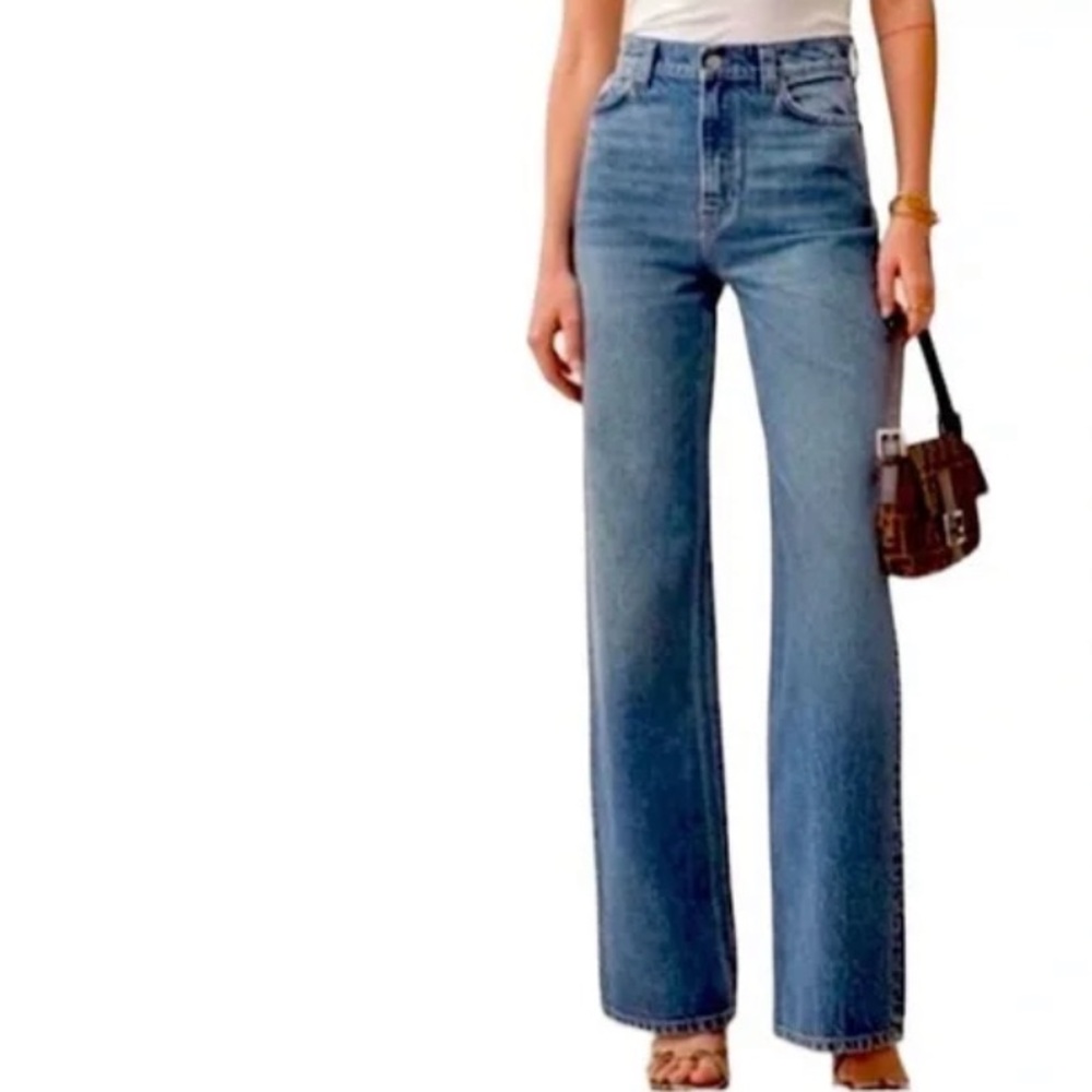 Reformation high waisted flare jeans in great condition